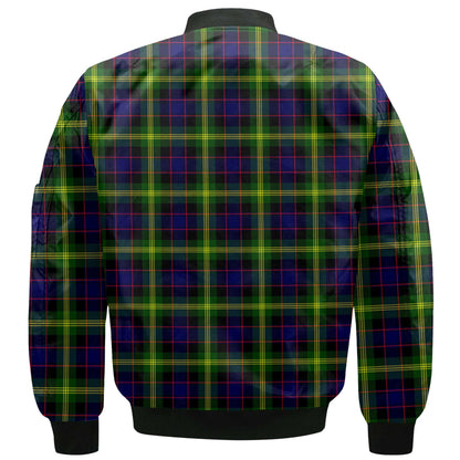 Clan Watson Tartan Men Bomber Jacket Crest And Plaid Basic Style