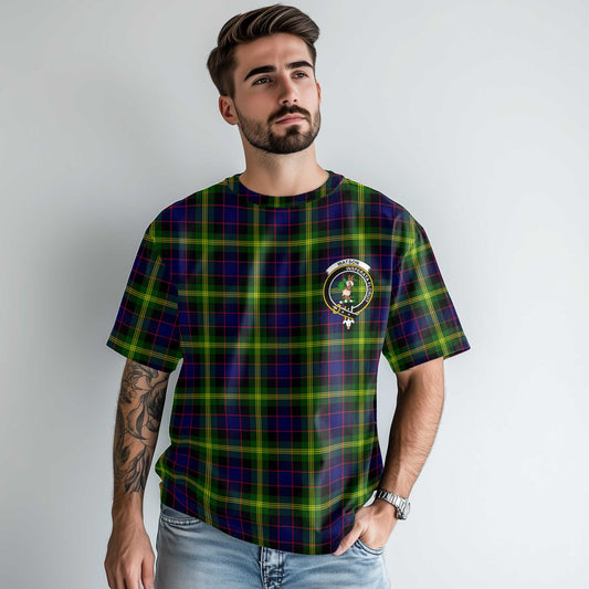 Clan Watson Tartan Men T Shirt Crest And Plaid Basic Style