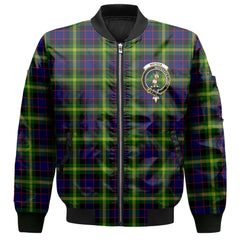 Clan Watson Tartan Women Bomber Jacket Crest And Plaid Basic Style