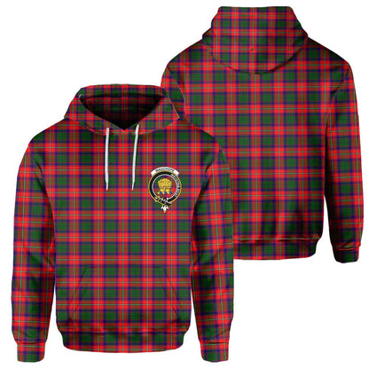 Clan Wauchope Tartan Men Hoodie Crest And Plaid Basic Style