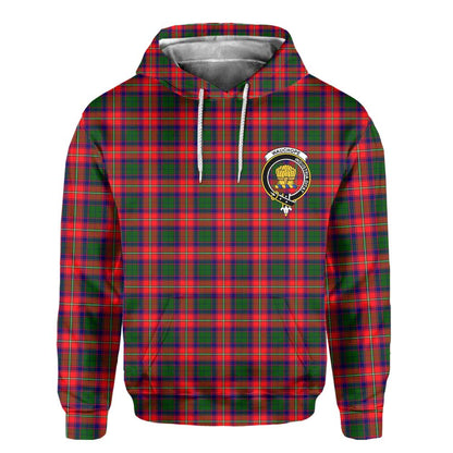 Clan Wauchope Tartan Men Hoodie Crest And Plaid Basic Style