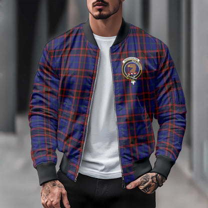 Clan Wedderburn Tartan Men Bomber Jacket Crest And Plaid Basic Style