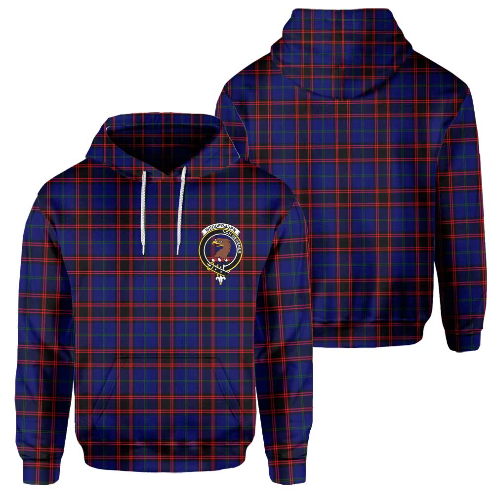 Clan Wedderburn Tartan Men Hoodie Crest And Plaid Basic Style