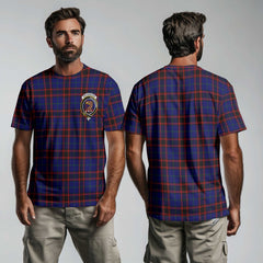 Clan Wedderburn Tartan Men T Shirt Crest And Plaid Basic Style