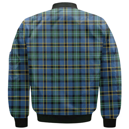 Clan Weir Tartan Men Bomber Jacket Crest And Plaid Basic Style