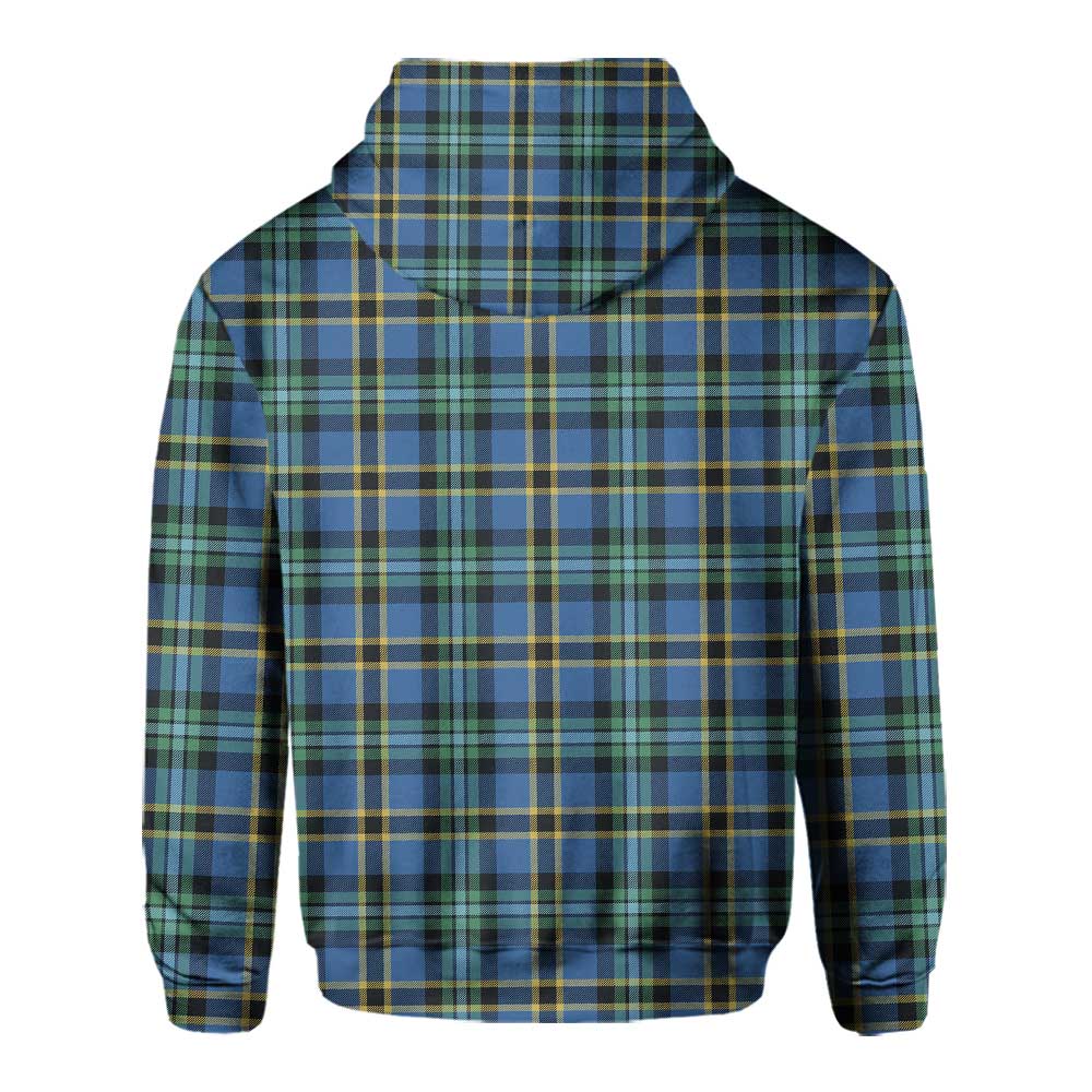 Clan Weir Tartan Men Hoodie Crest And Plaid Basic Style