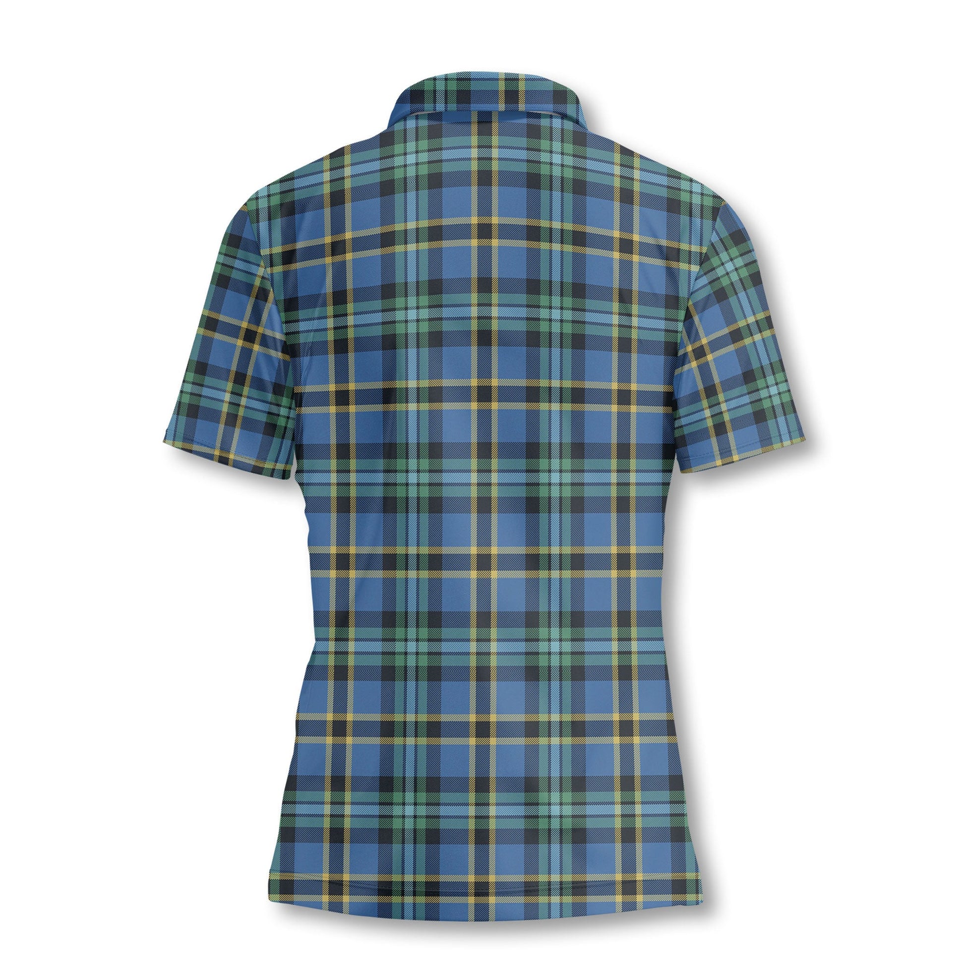 Clan Weir Tartan Women Polo Shirt Crest And Plaid Basic Style