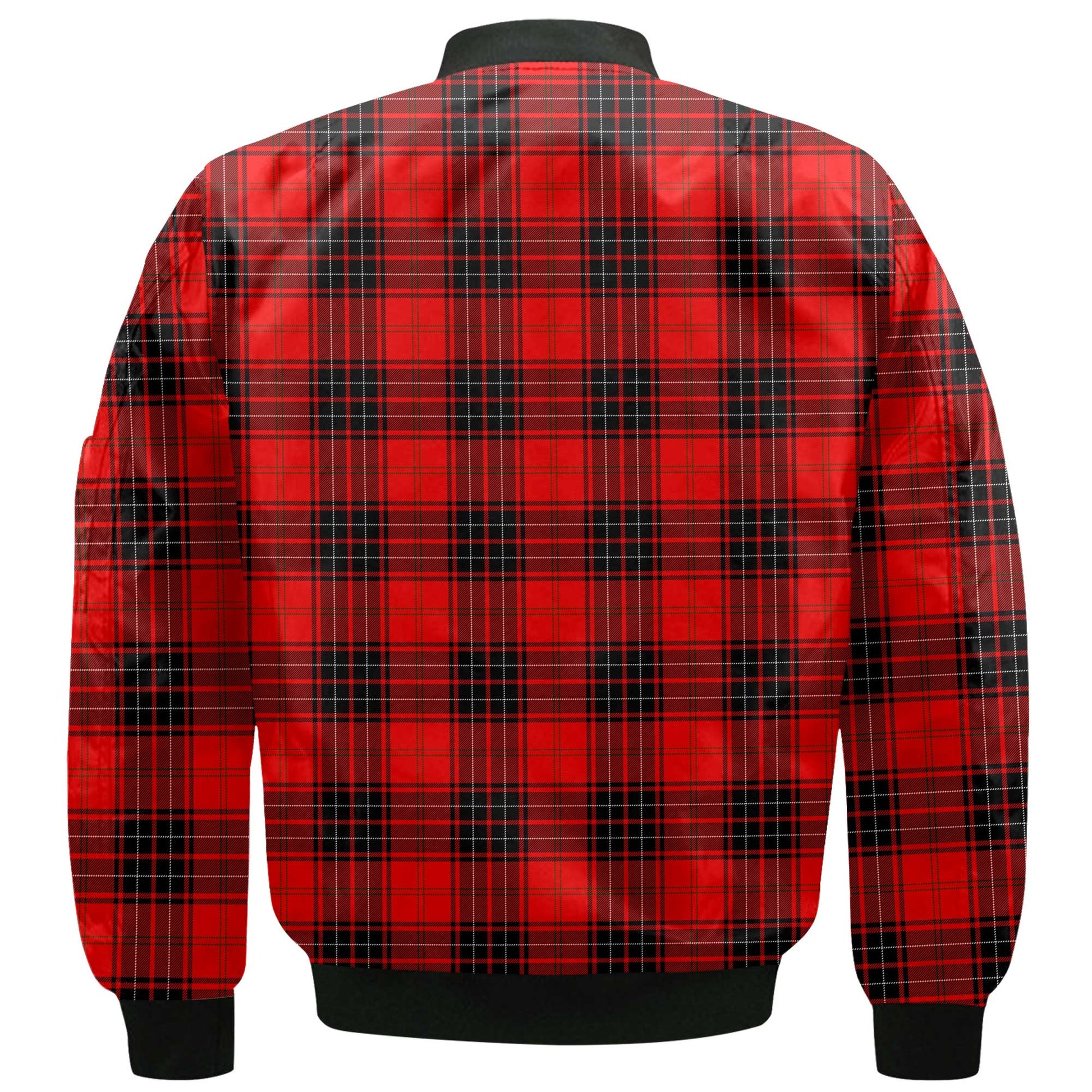 Clan Wemyss Tartan Men Bomber Jacket Crest And Plaid Basic Style