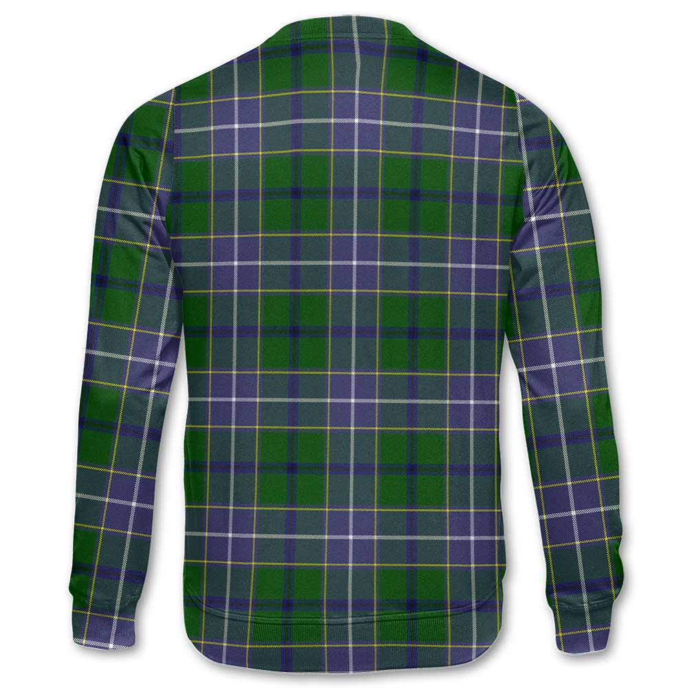 Clan Wishart Tartan Men Sweatshirt Crest And Plaid Basic Style