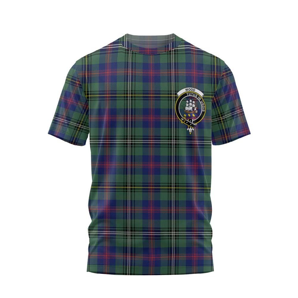 Clan Wood Tartan Men T Shirt Crest And Plaid Basic Style