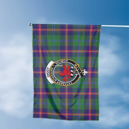 Clan Young Tartan Flag Crest And Plaid Basic Style