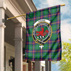 Clan Young Tartan Garden Flag Crest And Plaid Basic Style