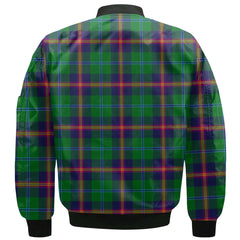 Clan Young Tartan Men Bomber Jacket Crest And Plaid Basic Style