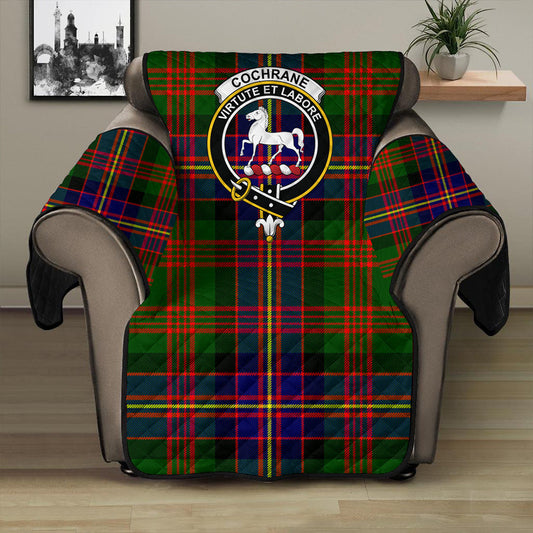 Cochrane Modern Tartan Crest Sofa Protector