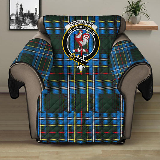 Cockburn Modern Tartan Crest Sofa Protector