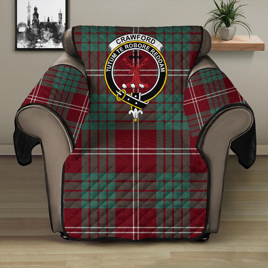 Crawford Modern Tartan Crest Sofa Protector