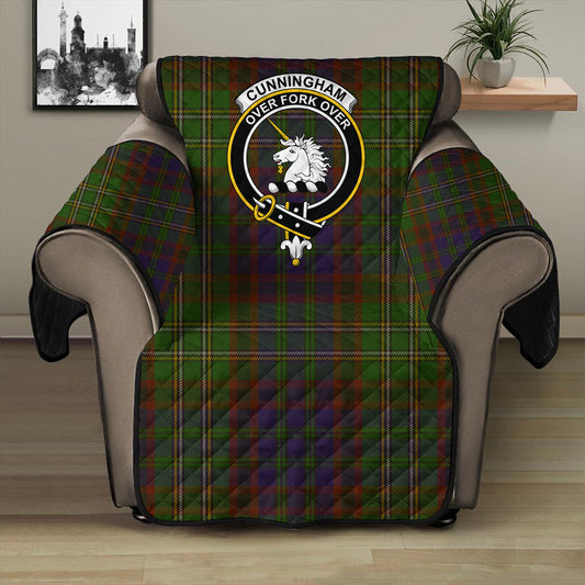 Cunningham Hunting Modern Tartan Crest Sofa Protector