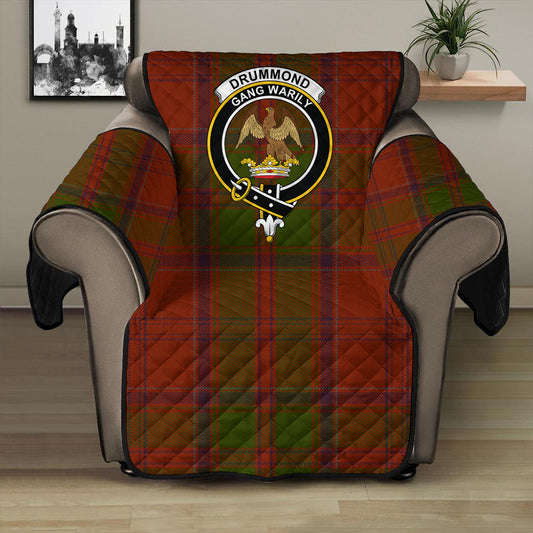 Drummond Clan Tartan Crest Sofa Protector