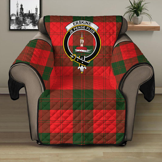 Erskine Modern Tartan Crest Sofa Protector