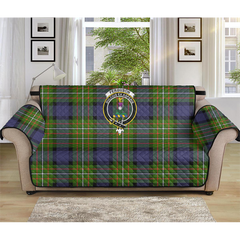 Fergusson Modern Tartan Crest Sofa Protector