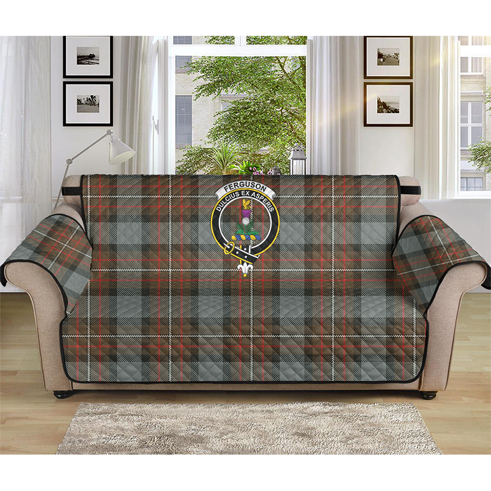 Fergusson Weathered Tartan Crest Sofa Protector
