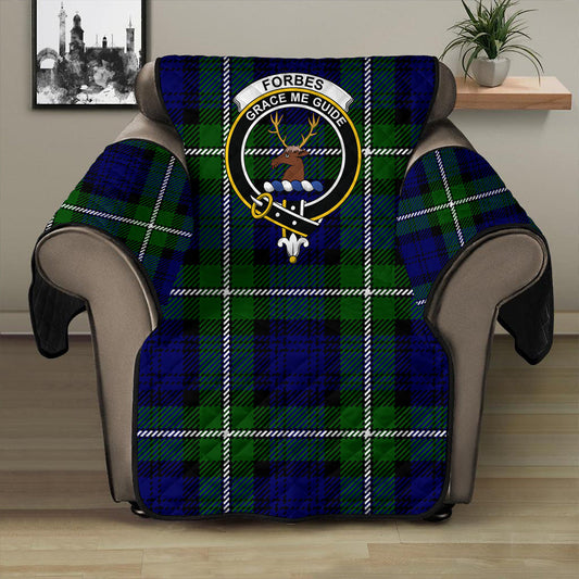 Forbes Modern Tartan Crest Sofa Protector