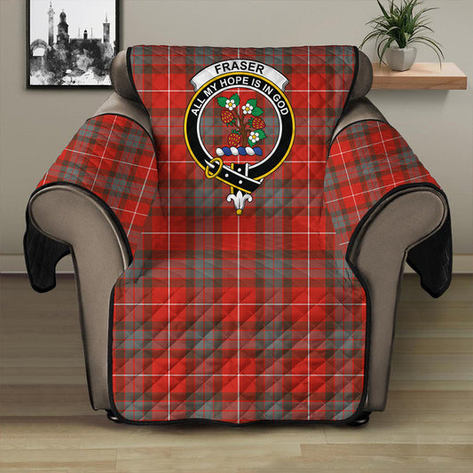 Fraser Weathered Tartan Crest Sofa Protector