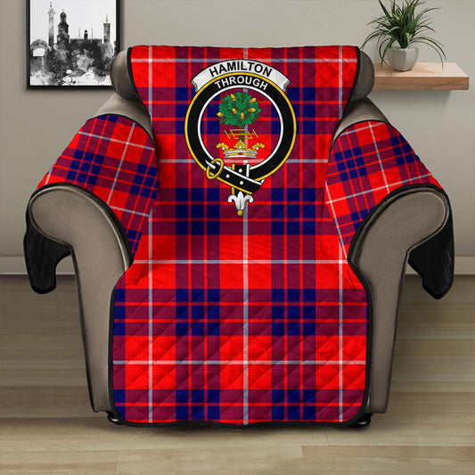 Hamilton Modern Tartan Crest Sofa Protector