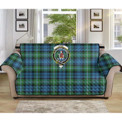 Lyon Clan Tartan Crest Sofa Protector