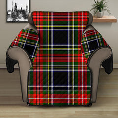 Stewart Black Tartan Plaid Sofa Protector