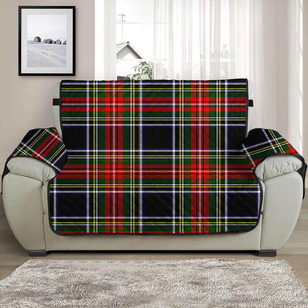Stewart Black Tartan Plaid Sofa Protector
