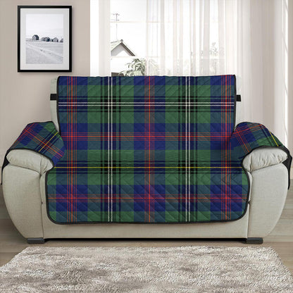 Wood Modern Tartan Plaid Sofa Protector