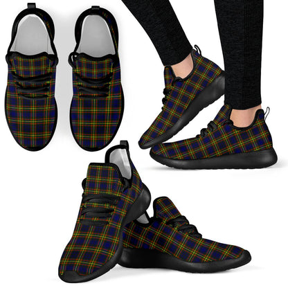 MacLellan Modern Tartan Plaid Mesh Knit Sneakers