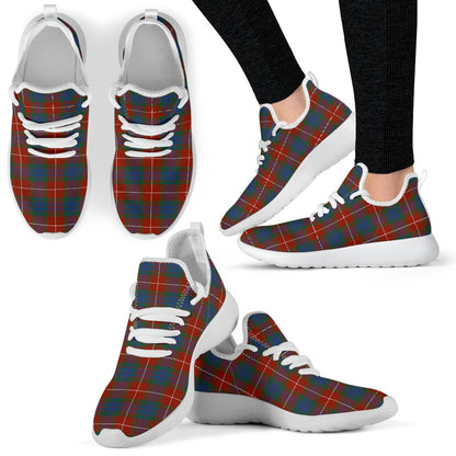 Fraser Ancient Tartan Plaid Mesh Knit Sneakers