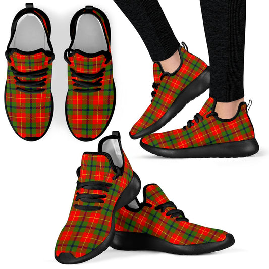 Turnbull Dress Tartan Plaid Mesh Knit Sneakers