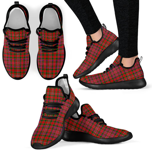 MacAlister Modern Tartan Plaid Mesh Knit Sneakers