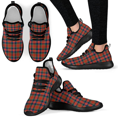 MacDuff Ancient Tartan Plaid Mesh Knit Sneakers