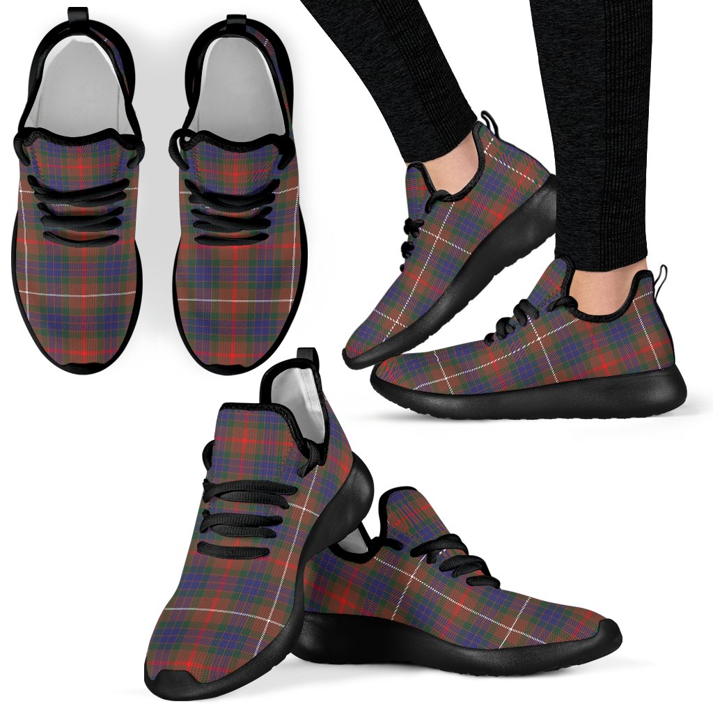 Fraser Hunting Modern Tartan Plaid Mesh Knit Sneakers