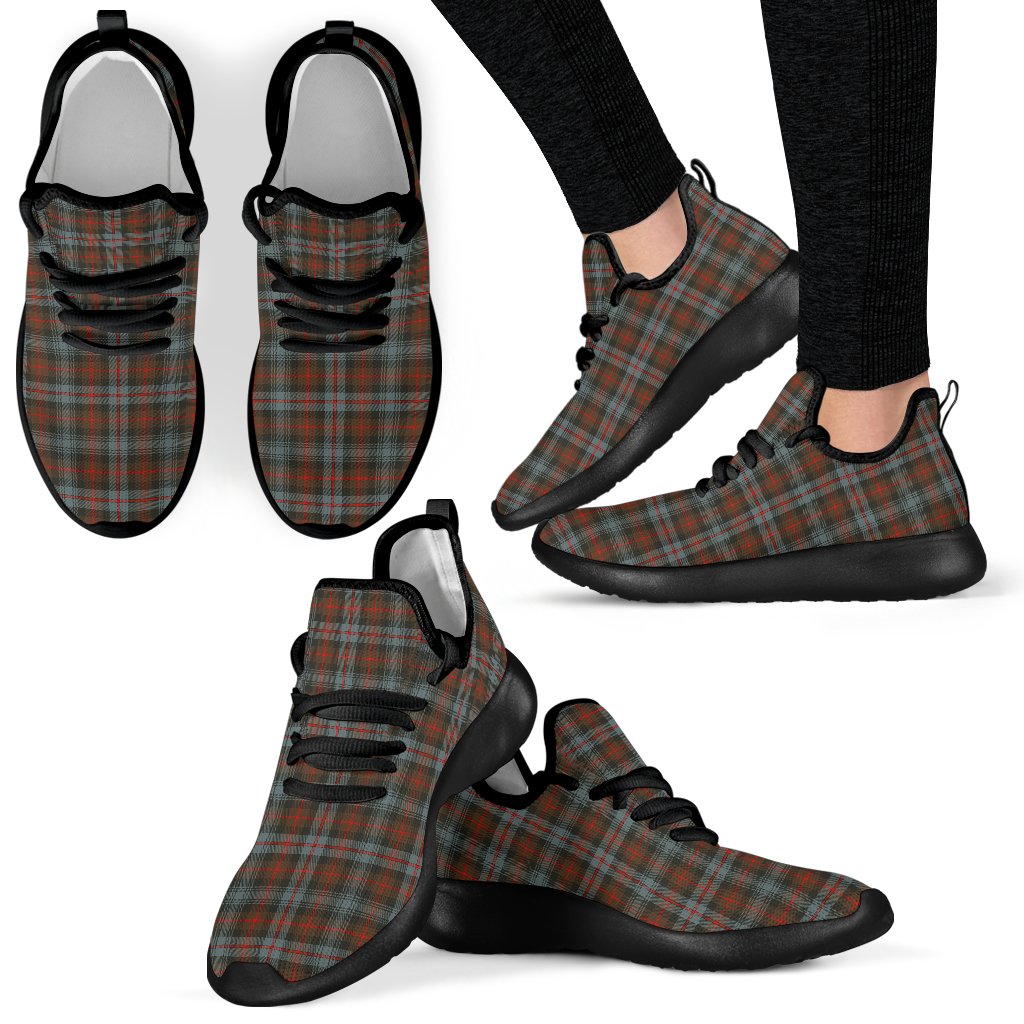 Murray of Atholl Weathered Tartan Plaid Mesh Knit Sneakers