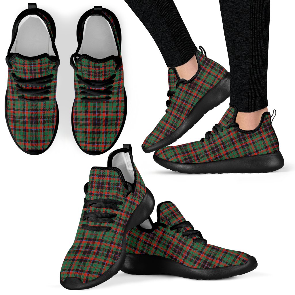 Cumming Hunting Ancient Tartan Plaid Mesh Knit Sneakers