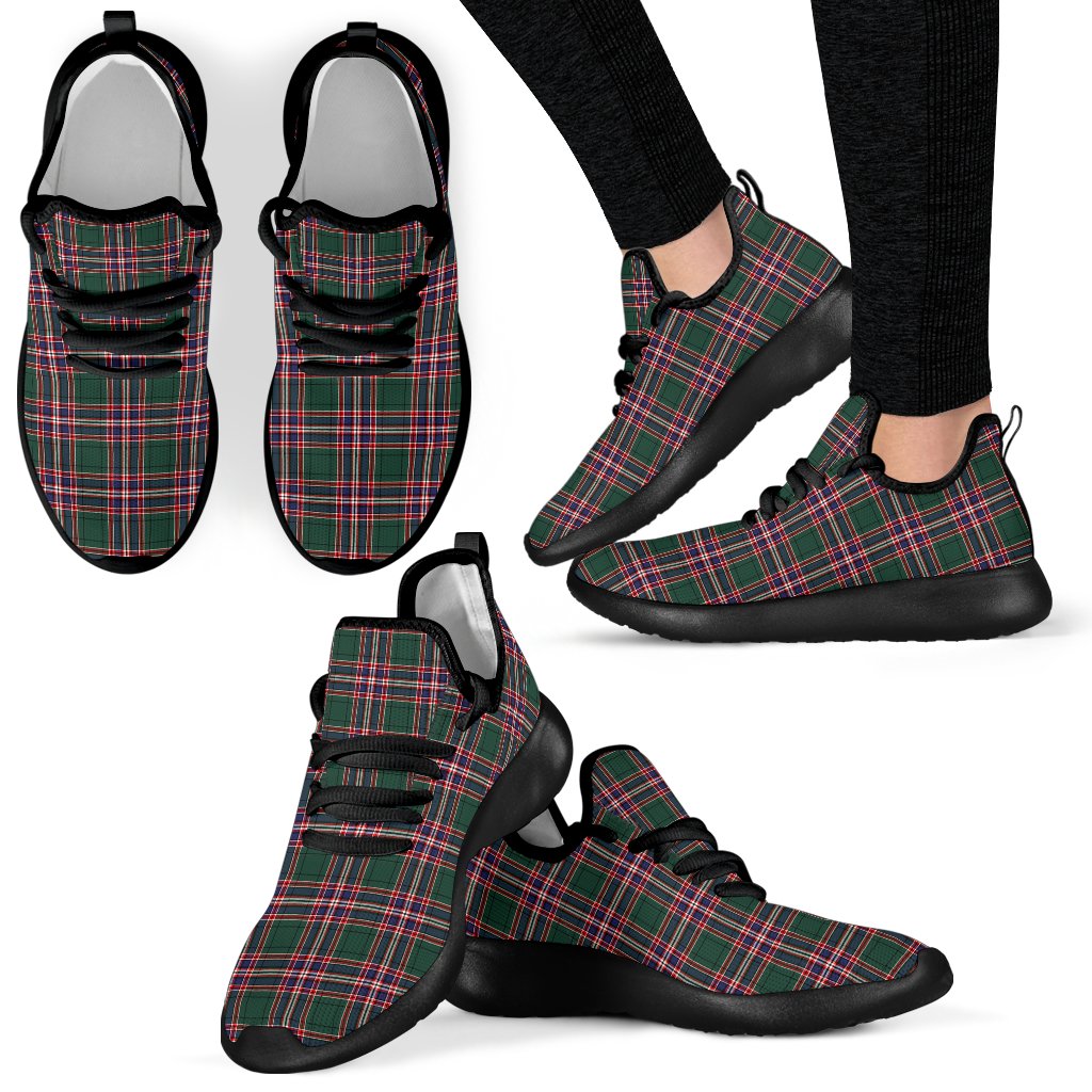 MacFarlane Hunting Modern Tartan Plaid Mesh Knit Sneakers