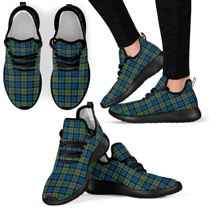 Colquhoun Ancient Tartan Plaid Mesh Knit Sneakers