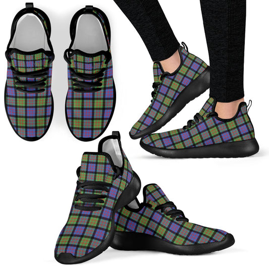 MacDonald Ancient Tartan Plaid Mesh Knit Sneakers