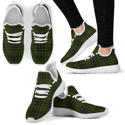 MacLean Hunting Tartan Plaid Mesh Knit Sneakers