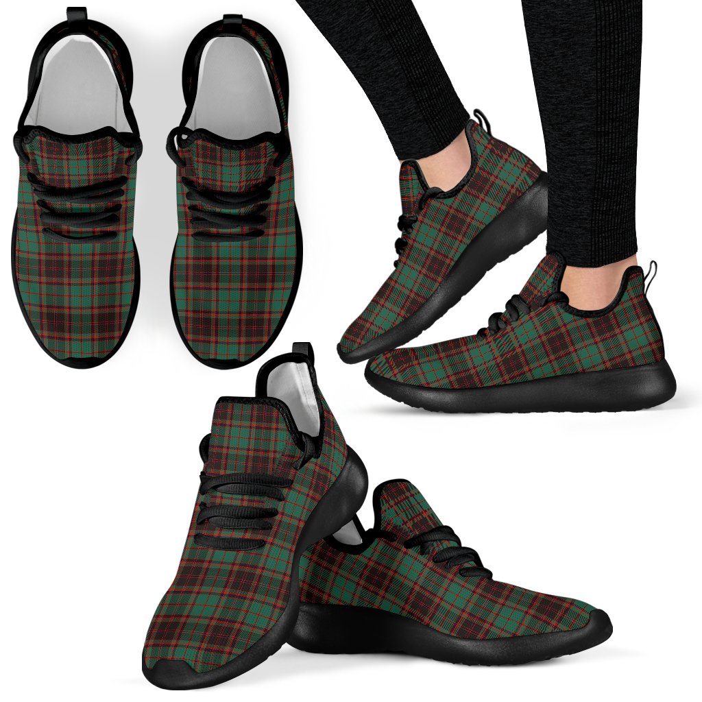 Buchan Ancient Tartan Plaid Mesh Knit Sneakers