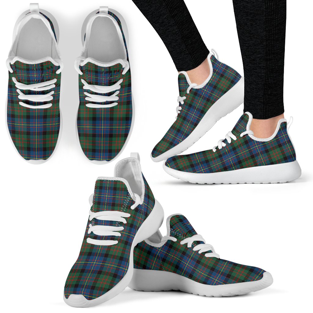 Cameron of Erracht Ancient Tartan Plaid Mesh Knit Sneakers