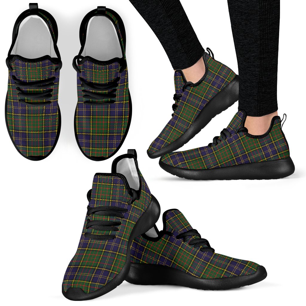 MacMillan Hunting Modern Tartan Plaid Mesh Knit Sneakers