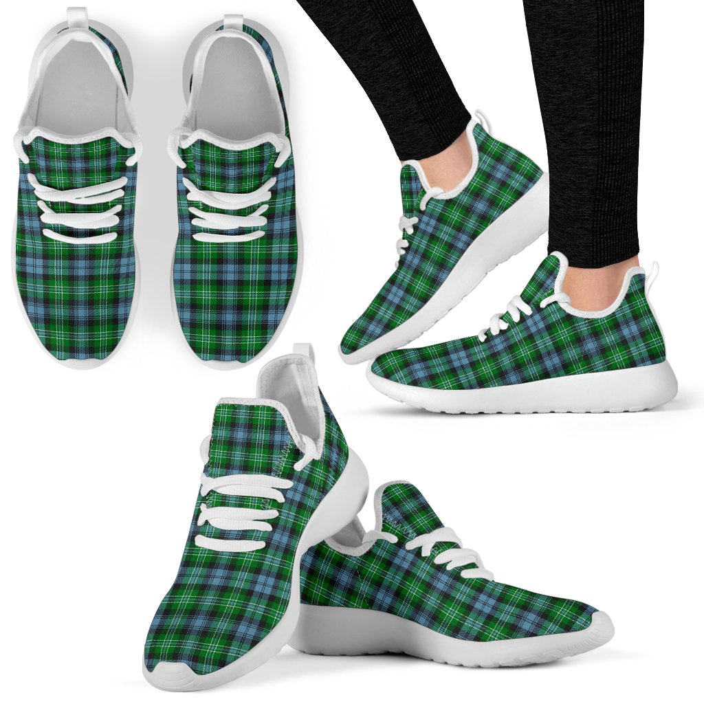 Arbuthnot Ancient Tartan Plaid Mesh Knit Sneakers