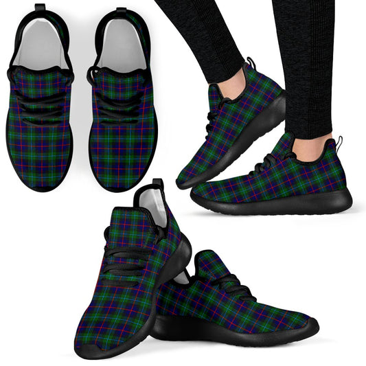 Campbell of Cawdor Modern Tartan Plaid Mesh Knit Sneakers