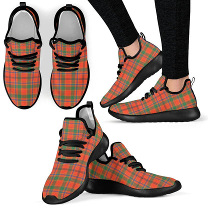 Munro Ancient Tartan Plaid Mesh Knit Sneakers